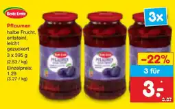 Netto Marken-Discount Beste Ernte Pflaumen Angebot