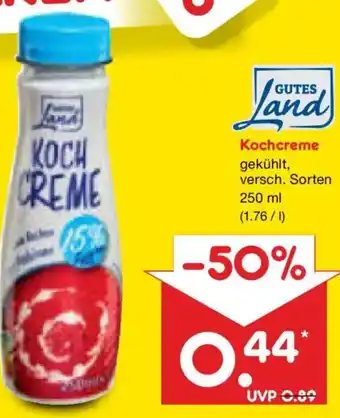 Netto Marken-Discount GUTES Land Kochcreme Angebot