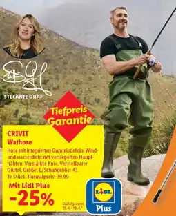 Lidl CRIVIT Wathose Angebot