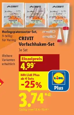 Lidl CRIVIT Vorfachhaken-Set Angebot
