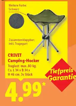 Lidl CRIVIT Camping-Hocker Angebot