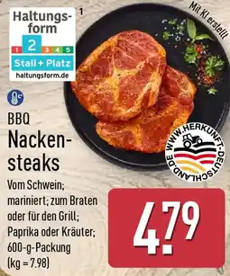 Aldi Nord BBQ Nacken steaks Angebot
