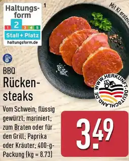 Aldi Nord BBQ Rücken steaks Angebot
