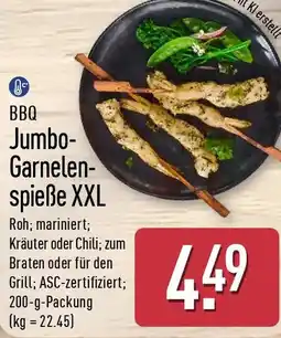 Aldi Nord BBQ Jumbo- Garnelen spieße XXL Angebot