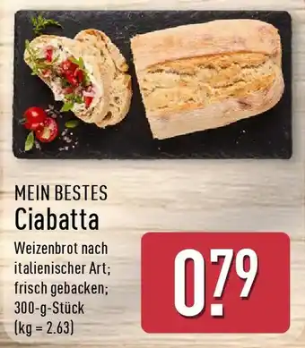 Aldi Nord MEIN BESTES Ciabatta Angebot