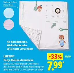 Lidl LUPILU Baby-Meilensteindecke Angebot