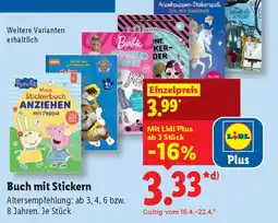 Lidl Buch mit Stickern Angebot