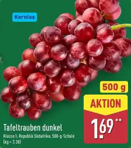 Aldi Nord Tafeltrauben dunkel Angebot