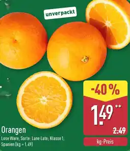Aldi Nord Orangen Angebot