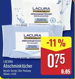 Aldi Nord LACURA Abschminktücher Angebot