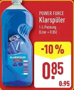 Aldi Nord POWER FORCE Klarspüler Angebot