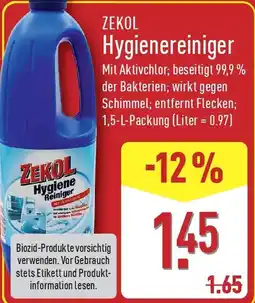 Aldi Nord ZEKOL Hygienereiniger Angebot