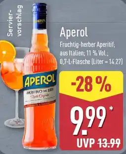 Aldi Nord Aperol Angebot