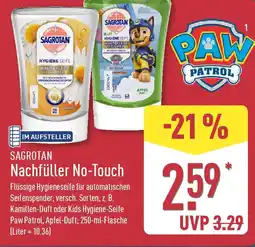 Aldi Nord SAGROTAN Nachfüller No-Touch Angebot
