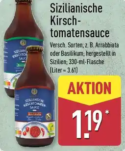 Aldi Nord Sizilianische Kirsch tomatensauce Angebot