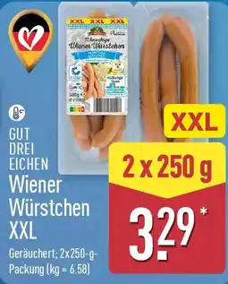 Aldi Nord GUT DREI EICHEN Wiener Würstchen XXL Angebot