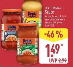 Aldi Nord BEN'S ORIGINAL Sauce Angebot