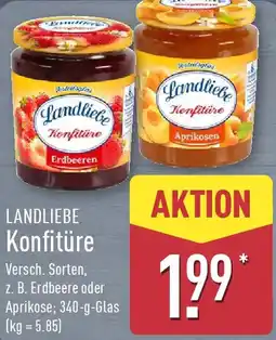Aldi Nord LANDLIEBE Konfitüre Angebot