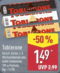 Aldi Nord Toblerone Angebot