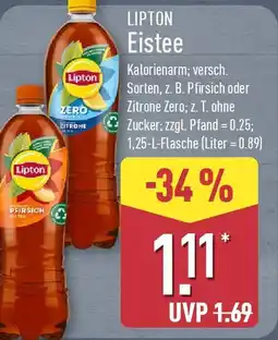 Aldi Nord LIPTON Eistee Angebot