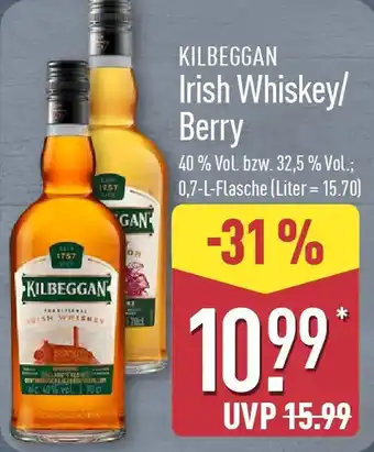 Aldi Nord KILBEGGAN Irish Whiskey/ Berry Angebot