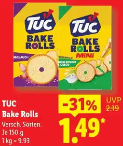 Lidl TUC Bake Rolls Angebot