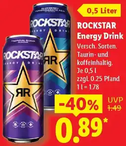 Lidl ROCKSTAR Energy Drink Angebot