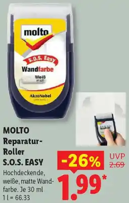 Lidl MOLTO Reparatur Roller S.O.S. EASY Angebot