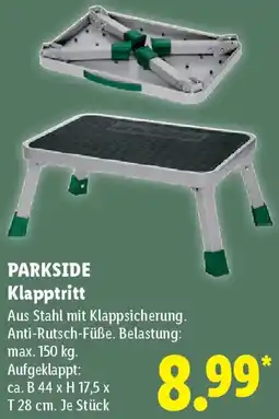 Lidl PARKSIDE Klapptritt Angebot