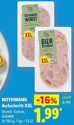 Lidl NOTHWANG Aufschnitt XXL Angebot