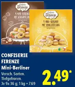 Lidl CONFISERIE FIRENZE Mini-Berliner Angebot