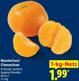 Lidl Mandarinen/ Clementinen Angebot