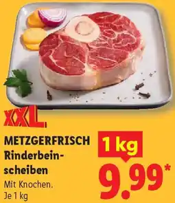 Lidl METZGERFRISCH Rinderbeinscheiben Angebot