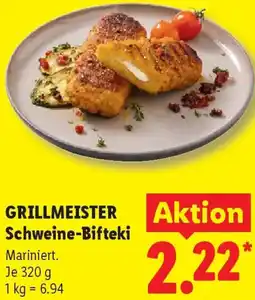 Lidl GRILLMEISTER Schweine-Bifteki Angebot