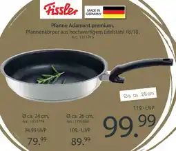 Zurbrüggen Fissler Pfanne Adamant premium Angebot