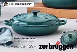 Zurbrüggen LE CREUSET Servierpfanne Ocean Angebot