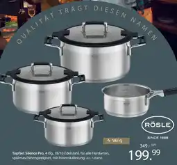 Zurbrüggen RÖSLE Topfset Silence Pro Angebot