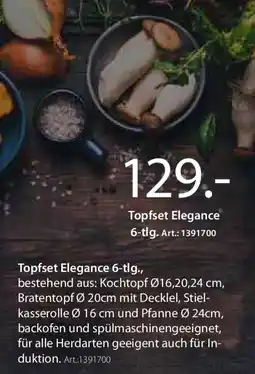 Zurbrüggen RÖSLE Topfset Elegance 6-tlg. Angebot