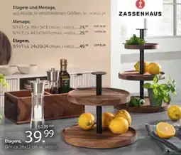 Zurbrüggen ZASSENHAUS Etagere und Menage Angebot