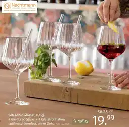 Zurbrüggen Nachtmann Gin-Tonic Glasset, 8-tlg. Angebot