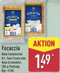 Aldi Nord Focaccia Angebot