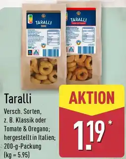 Aldi Nord Taralli Angebot