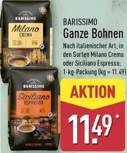 Aldi Nord BARISSIMO Ganze Bohnen Angebot