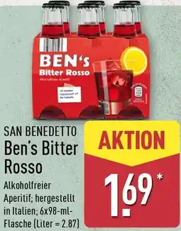 Aldi Nord SAN BENEDETTO Ben's Bitter Rosso Angebot