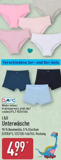 Aldi Nord L&D Unterwäsche Angebot