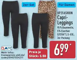 Aldi Nord UP2FASHION Capri Leggings Angebot