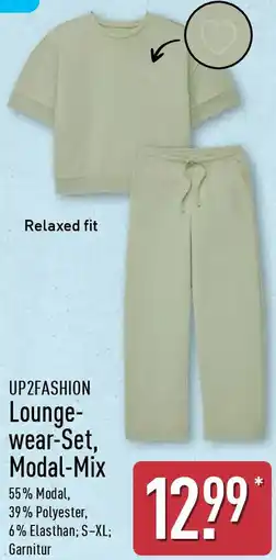 Aldi Nord UP2FASHION Loungewear-Set, Modal-Mix Angebot