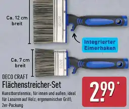 Aldi Nord DECO CRAFT Flächenstreicher-Set Angebot