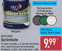 Aldi Nord DECO CRAFT Gartenfarbe Angebot