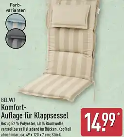 Aldi Nord BELAVI Komfort Auflage für Klappsessel Angebot